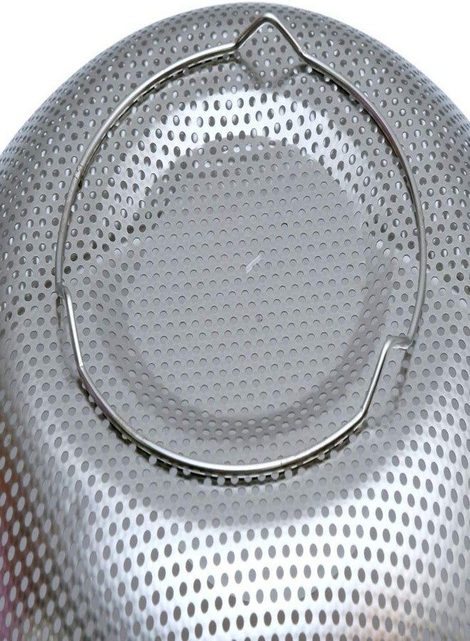 BSBDA Stainless Steel Strainer Rice Washing Bowl for Kitchen Fruit Basket | Colander Drainer Bowls with Handle for Kitchen Utensils | Strainer for Rice, Fruits, Vegetable, Noodles and Pasta Filter - Image 5